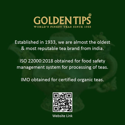 Golden Tips Darjeeling Black Tea, Premium Loose-Leaf Tea, Rich Aroma & Delicate Flavor, (100 Gram, 50 cups)