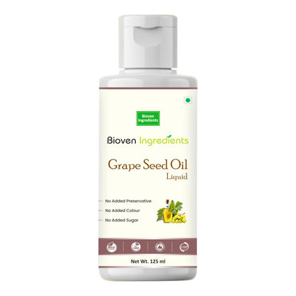 Grape Seed Oil – Premium Plant-Based Oil, Dietary Supplements, Fortified Foods & Nutritional Applications, 125ml