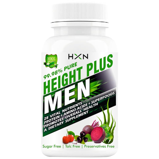 HXN Height Growth Supplement For Men To Boost Long Bone Mineralization, Increase