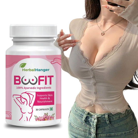 Herbal Hanger BooFit Ayurvedic Women's Skin Health Support Capsules, 30 Count for Skin Nourrishment