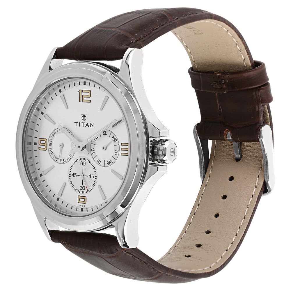 Titan Analog Silver Dial Men's Watch-NM1698SL01 / NL1698SL01/NP1698SL01