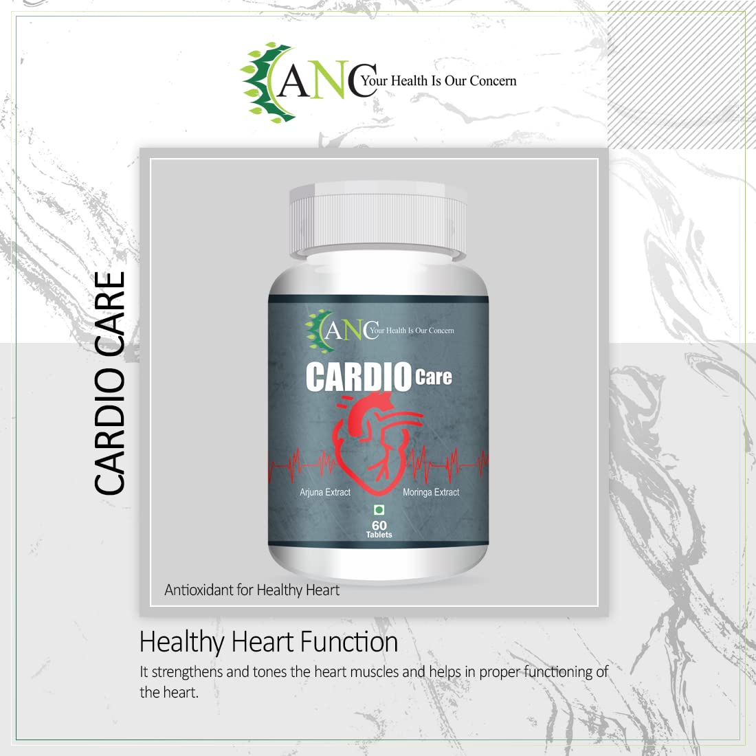ANC Cardio Care Arjuna Extract & Moringa Extract for Heart Health & Cho- image 4