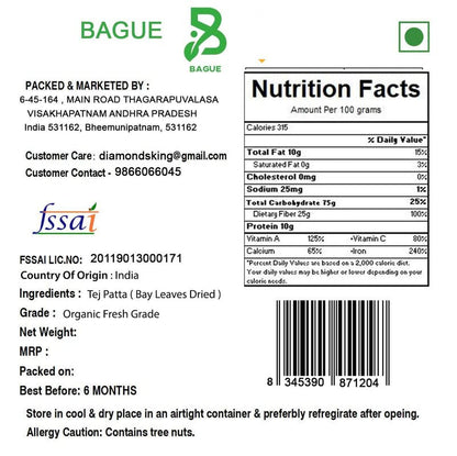 Bague Bay Leaf Leaves Tez Patta Whole Spicetej patta biryani aaku (50)