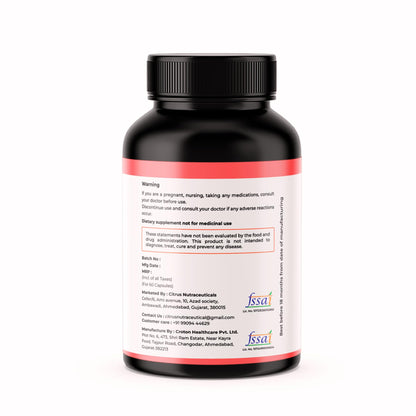 CITRUS NUTRACEUTICAL Coenzyme Q10 (CoQ10) 100mg with Piperine, 60 Capsules