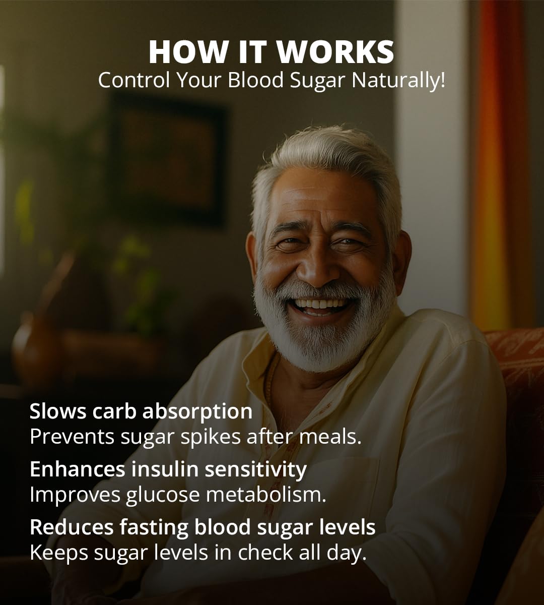 Praanaa Health Care Diaclear | Diabetes Support Supplement for Blood Sugar Control | Insulin Resistance and Glucose Metabolism | Doctor Formulated with 5 Plant Extracts (Pack of 1)