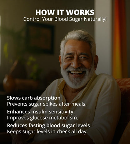 Praanaa Health Care Diaclear | Diabetes Support Supplement for Blood Sugar Control | Insulin Resistance and Glucose Metabolism | Doctor Formulated with 5 Plant Extracts (Pack of 1)