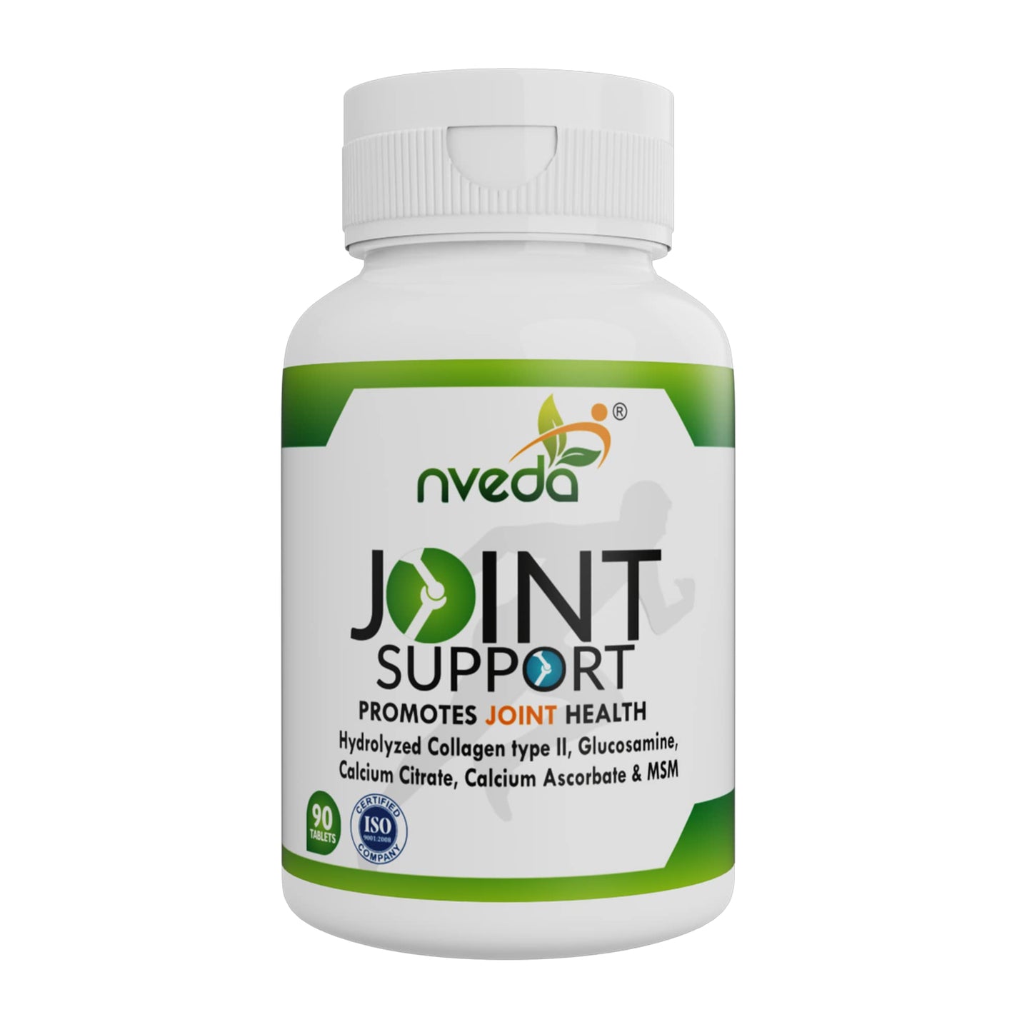 Nveda Joint Support for keeping Joints healthy containing Collagen Type 2, Glucosamine, Calcium and MSM (Tablets 90 Count)