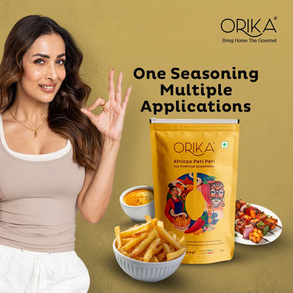 Orika African Peri Peri Masala Powder 85g | Spicy & Flavorful Piri Piri All Pupose Seasoning | Perfect for Grilling, Cooking and Sprinkling | No Artificial Flavours or Colours
