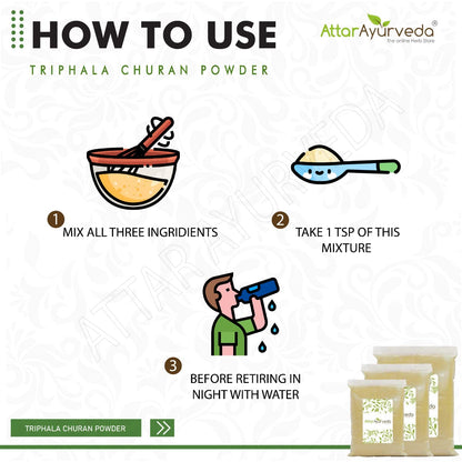 Attar Ayurveda Triphala Churan Powder (Ratio 1:2:3) - 600 grams- image 6