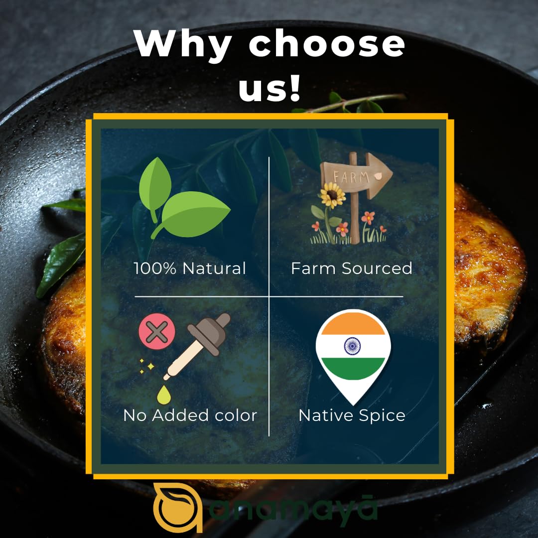 Anamaya Fish Fry Masala Powder 100 gms | Bharwa Masala | Kalonji Masala Powder | Tawa Fry Masala