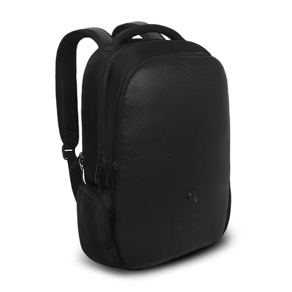 CARLTON Laptop Backpack 22L With Ergonomic Back Panel and Grab Handle, Concealed Back Pocket, Gadget Compartment & Expander |Carbon Black | Berkeley