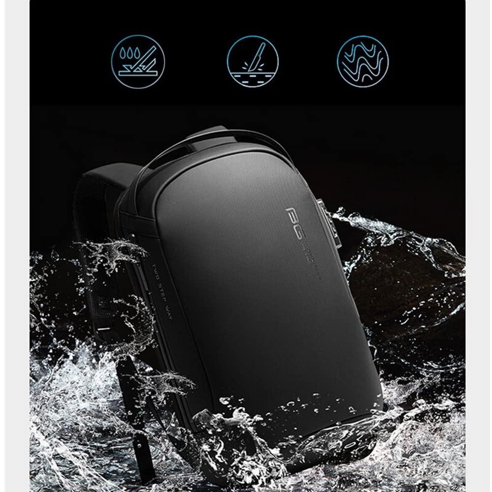 BANGE Water Resistant Anti-Theft Unisex Travel Laptop Backpack With Usb- image 2