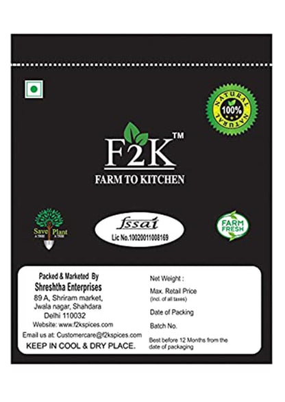F2K Farm to Kitchen Star Anise Chakra Phool Seeds-Unlock The Unique Flavor And Aroma For Culinary Adventures, Secret Ingredient For Asian Inspired Dishes,25 Grams