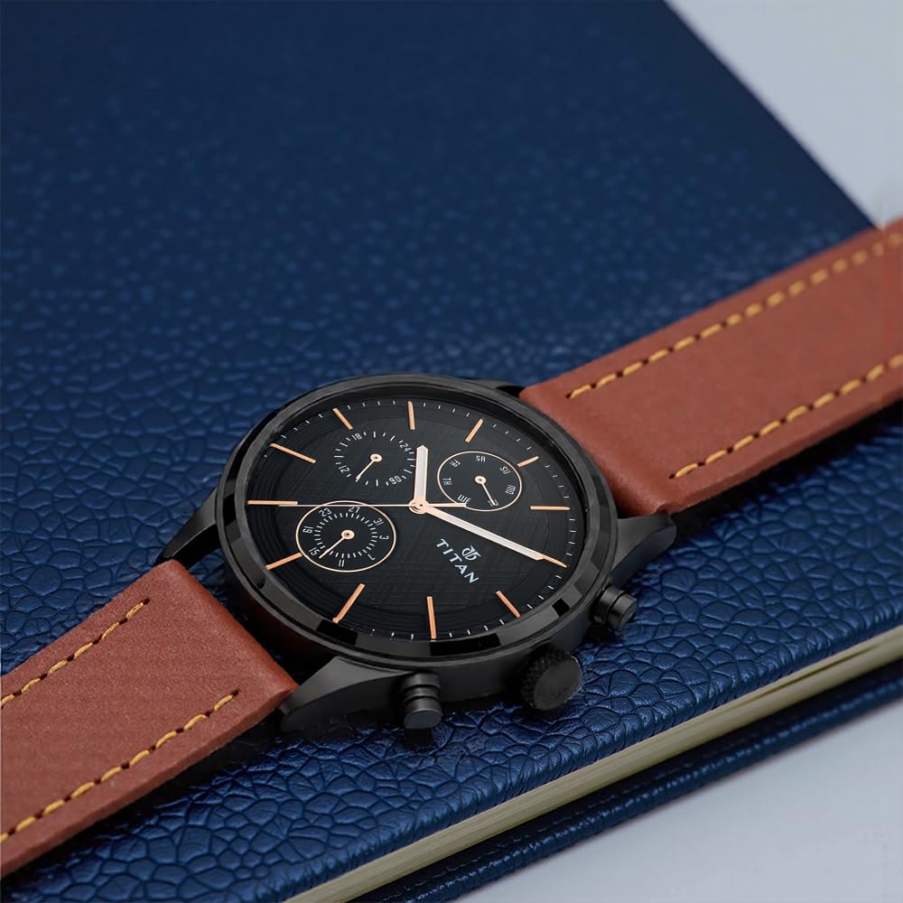 Titan Neo Iv Analog Black Dial Men's Watch - NM1805NL01/NL1805NL01/NP1805NL01