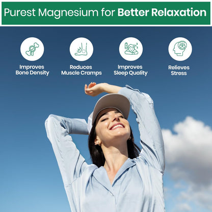 Vlado’s Himalayan Organics Magnesium Citrate + Glycinate + Oxide Complex 1660 mg Supplement For Men And Women | Boost Heart, Nerve & Muscle Health | Good For Strong Bones | Maintain Sugar Level - 120 Vegetarian Tablets