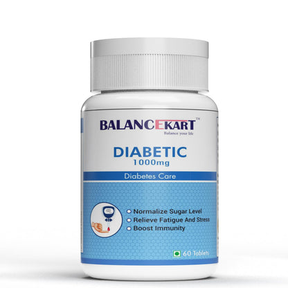 Balancekart Diabetics Care (1000mg) | Ayurvedic Herbal Supplement 60 Capsules -