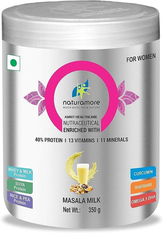 Amrit Healthcare Netsurf Naturamore for Women in French Vanilla flavour (with 40% protein) (400 g)