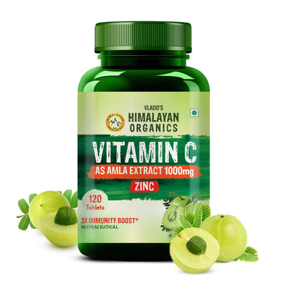 Himalayan Organics Vitamin C Tablets from Natural Fruits | Immnunity, Antioxidan