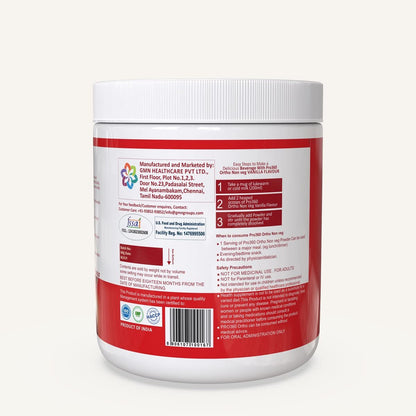Pro360 Ortho Bone and Joint Care Supplement Nutrition Powder with Glucosomine Chondroitin MSM Collagen Peptides Boswellia Serrata Hyaluronic Acid - Vanilla Flavour, (250+250) g (Nonveg) Pack of 2