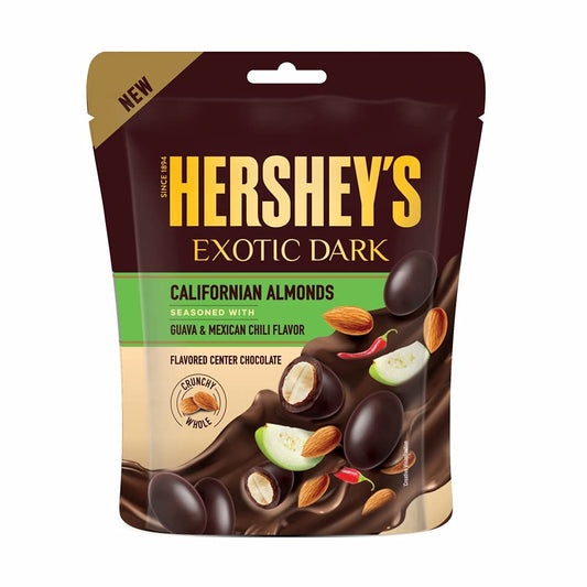 Hershey's Exotic Dark Chocolate- Californian Almond Seasoned with Guava-Mexican