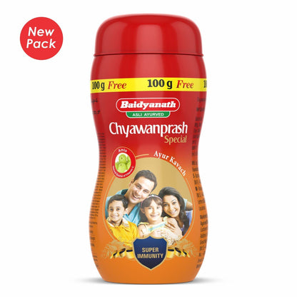 Baidyanath Asli Ayurved Chyawanprash Special, 1kg + 100g Free |Natural Immunity Booster for Adults & Kids - Enriched with 47 Vital Ayurvedic Ingredients