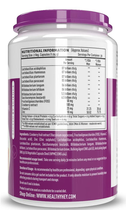 HealthyHey Nutrition Probiotics 50 Billion 60 capsules & magnesium glycinate 120
