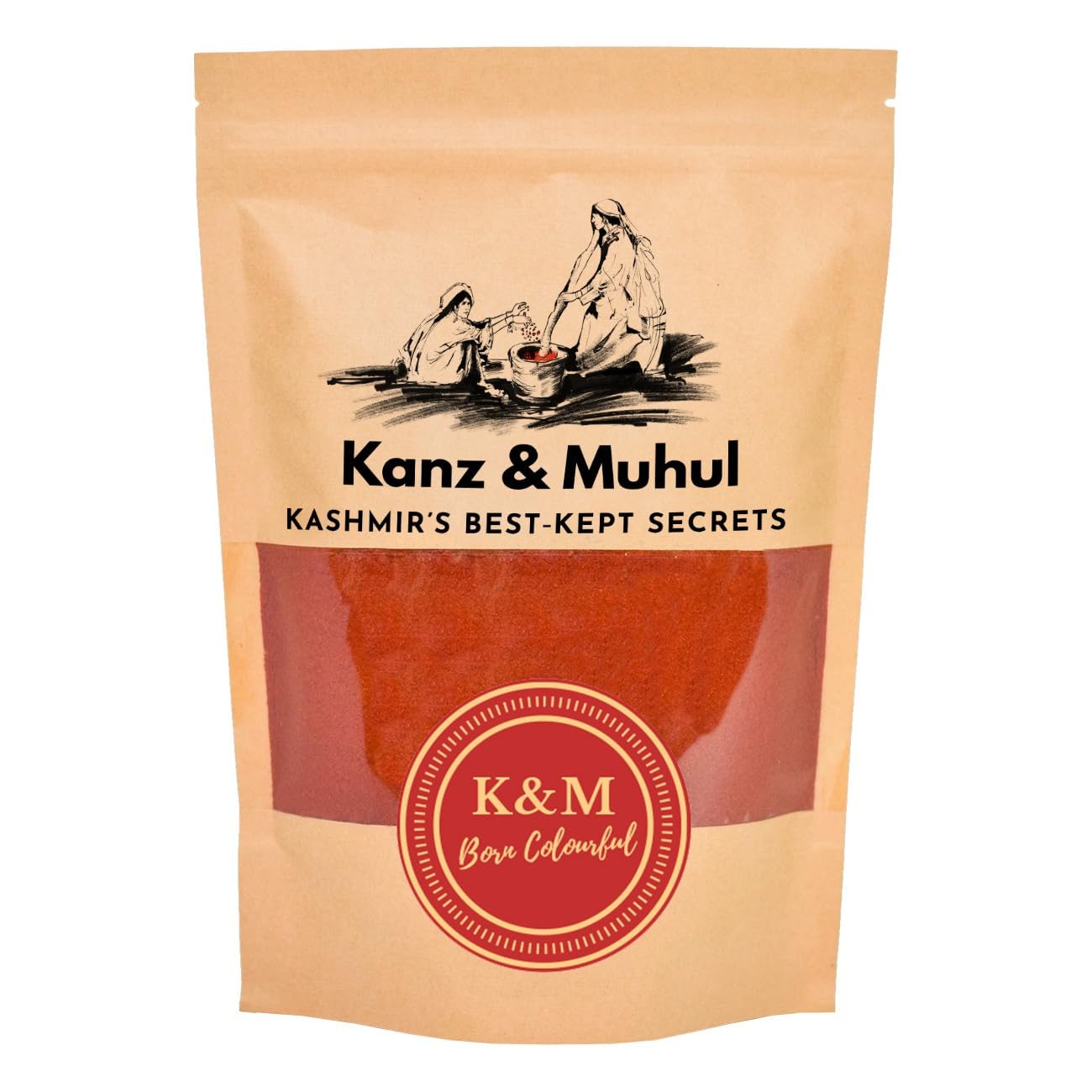 KANZ & MUHUL Ready To Use & Easy To Cook Instant Kashmiri Roganjosh Spice Mix, 80gms, 1 Pack