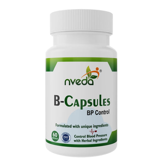 Nveda BP Control for Blood pressure | Ayurvedic Medicine | 60 Capsules