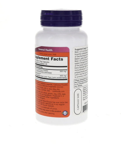 Now Foods Beta-Glucans with ImmunEnhancer 60 Vegi Caps (Pack of 2)- image 7