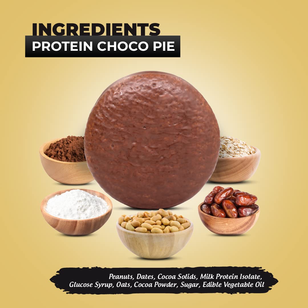 HYP - Protein Choco Pie, Peanut Butter (6x50g) | 10g Protein per Choco- image 4