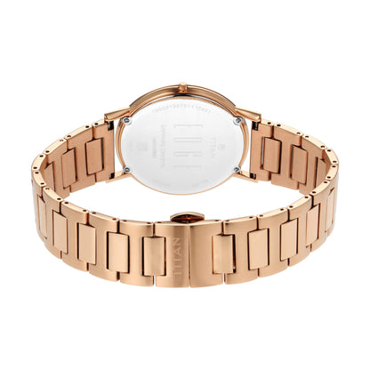 Titan Edge Metal Analog White Dial Men's Watch-1595WM01- image 2