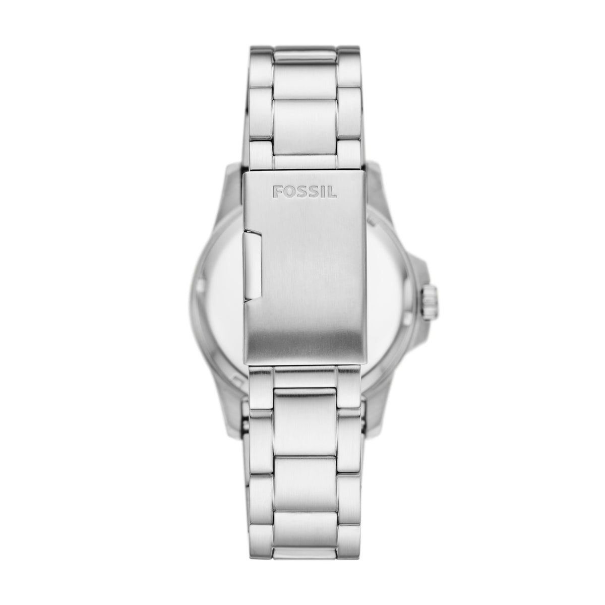 Fossil Analog Blue Dial Men's Watch-Fs6029 - Stainless Steel