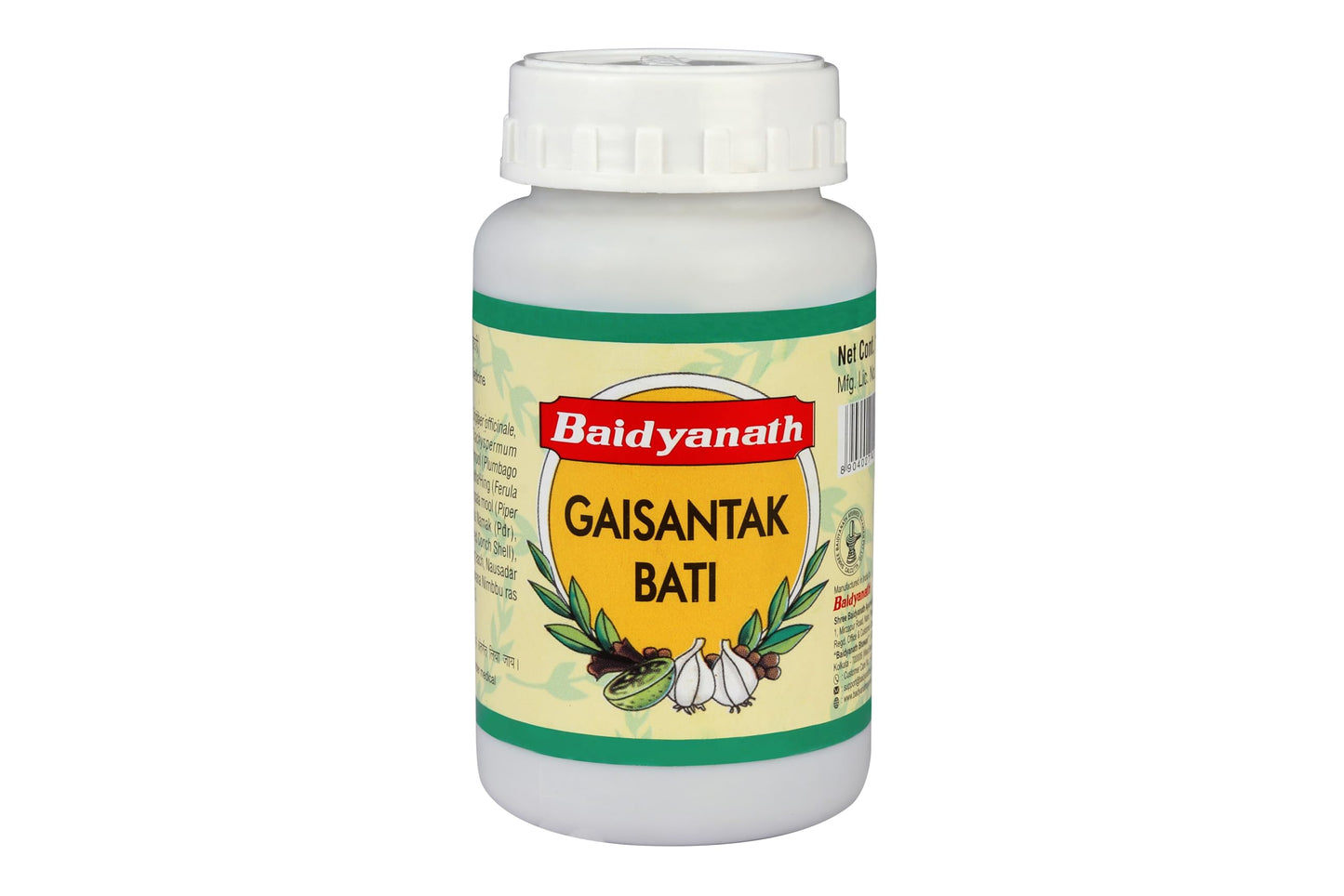 Baidyanath Gaisantak Bati, Reduces And Neutralizes Acid Levels|Provide Quick Relief From Common Digestive Problems Like Gas, Hyperacidity, Flatulence And Bloating (Powder, 100 G)