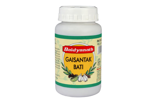 Baidyanath Gaisantak Bati, Reduces And Neutralizes Acid Levels|Provide Quick Relief From Common Digestive Problems Like Gas, Hyperacidity, Flatulence And Bloating (Powder, 100 G)