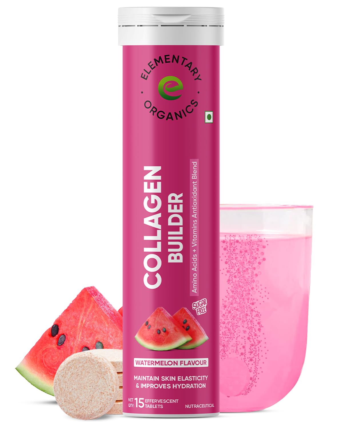 collagen tablet (15 Tablet, Watermelon)