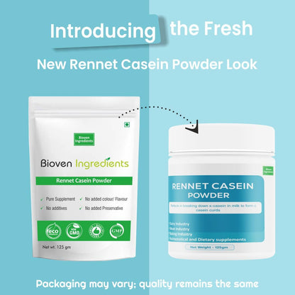 Bioven Ingredients Rennet Casein Powder – Vegetarian, Non-GMO, for Food & Dietary Supplements