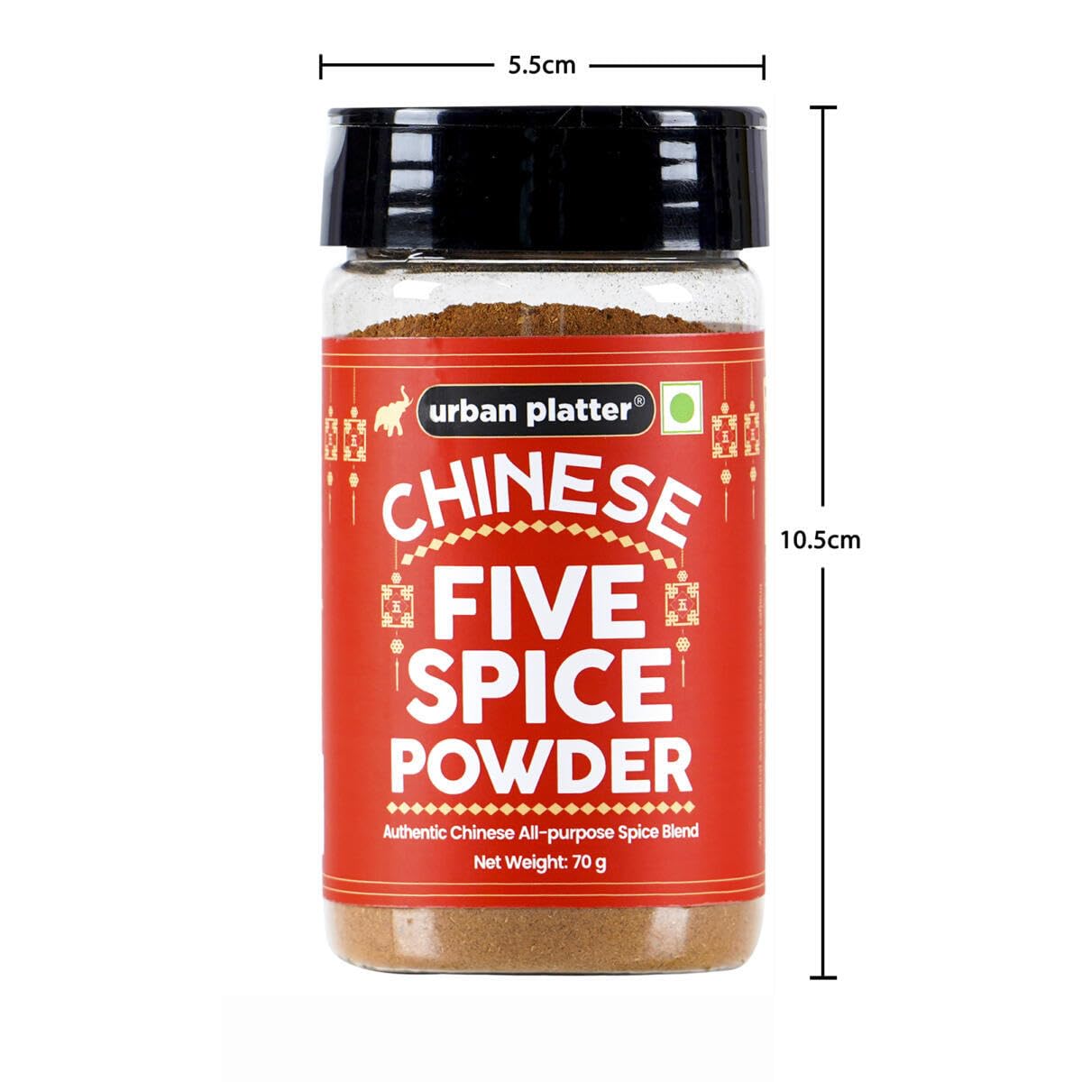 Urban Platter Chinese Five-Spice Powder Shaker Jar, 70g
