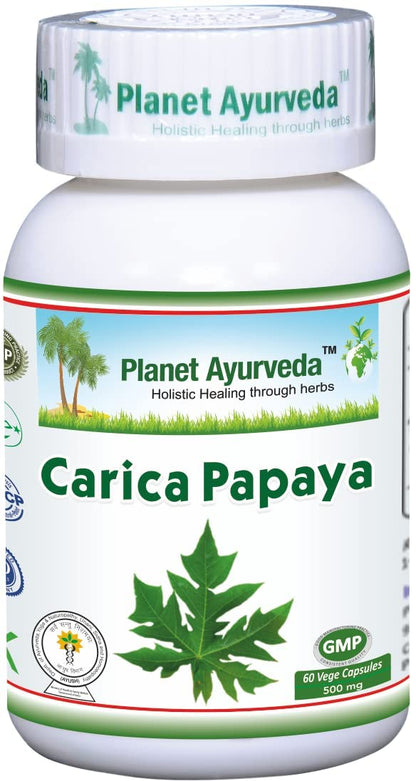 Planet Ayurveda Carica Papaya Capsules (60 CAP)- image 2