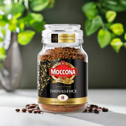 Moccona Indulgence Instant Coffee 100g | Imported Coffee | Premium Arabica & Robusta Blend | Freeze-Dried | Bold & Strong Flavor