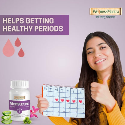 Wellness Mantra Mensucare|Ayurvedic 60 Tablets|To Regularize Menstruati- image 5