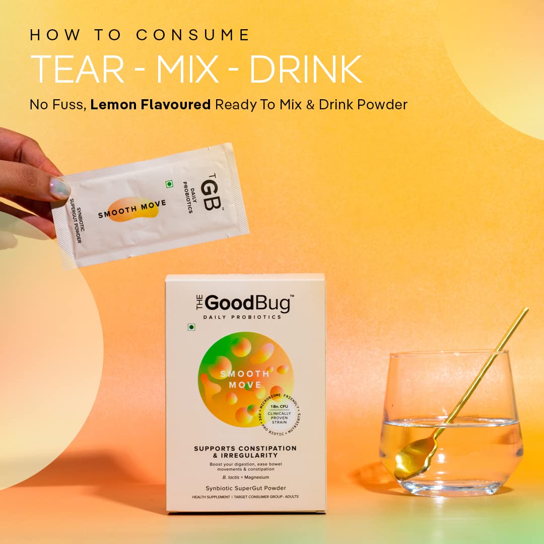 The Good Bug Smooth Move SuperGut Powder for Constipation Relief & Bowe- image 4