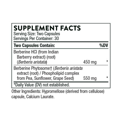 Thorne Research Berberine Capsules, 60 Count- image 7
