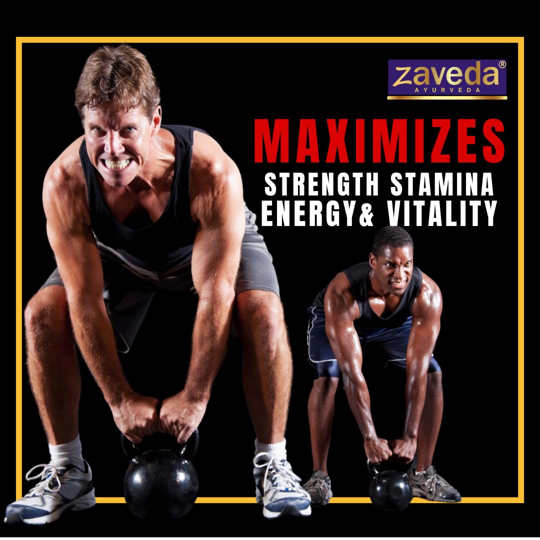 ZAVEDA Shilajit Ashwagandha Kounch beej Safed Musli Capsules For Men |- image 4