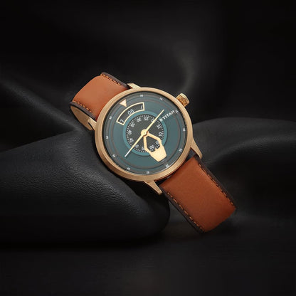 Titan Maritime Analog Green Dial Men's Watch-NN1828QL01