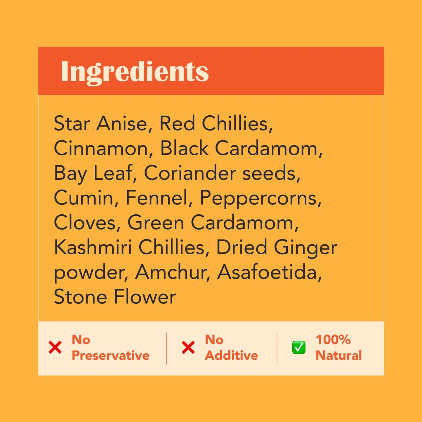 Home Kouzina Pav Bhaji Masala - 150g | Perfect for Authentic Pav Bhaji Recipe| No Artificial Additives | Made in Small Batches | 100% Natural Ingredients| Premium Tin Pack