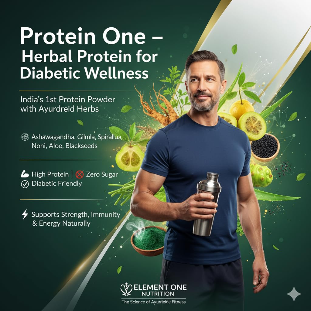 Protein One – Daily Protein Nutrition Supplement with Vitamins, Minerals & Herbs | Protein Powder for Men & Women | Easy to Mix & Digest 1 Pc