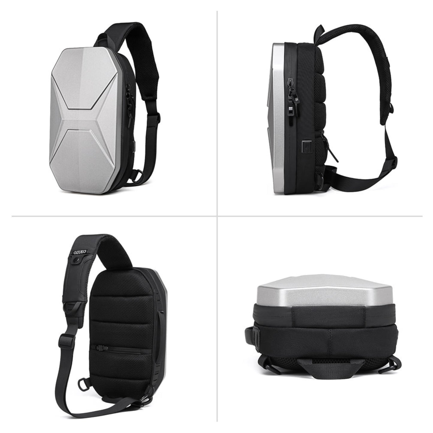 OZUKO ECO Vista Gear Range Black Soft One Size Backpack