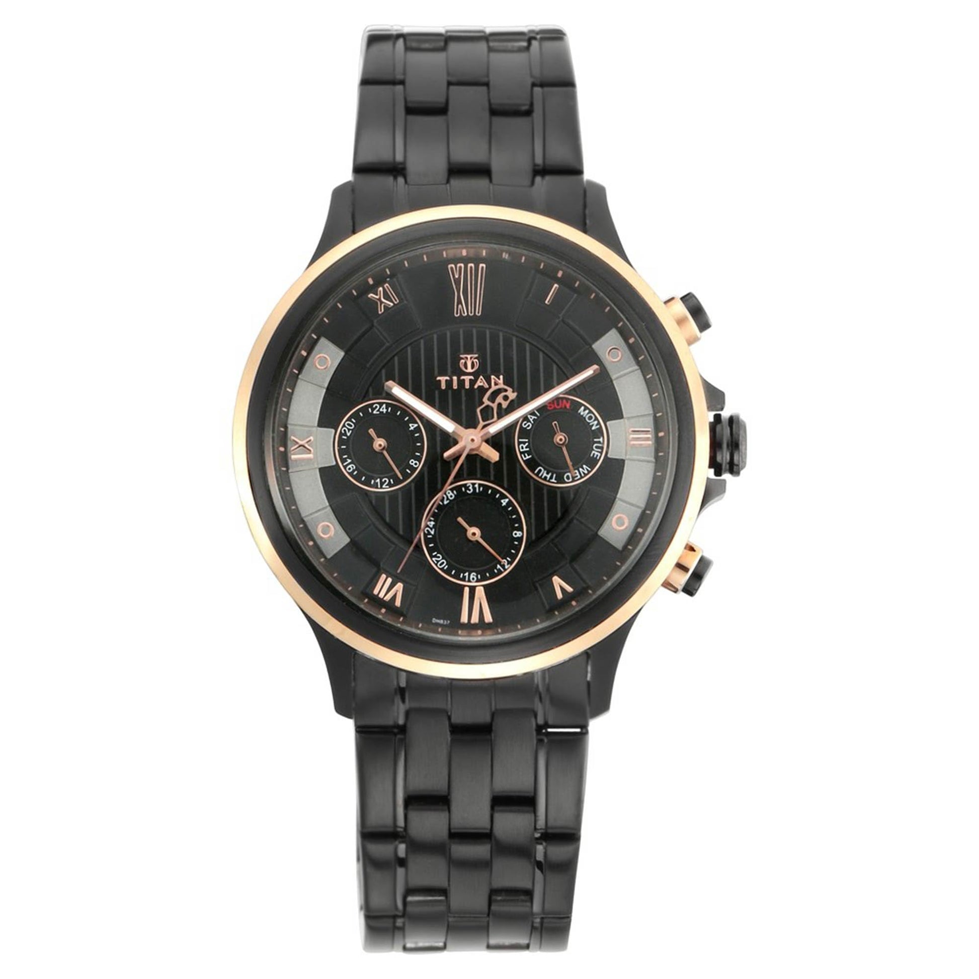 Titan Grandmaster Analog Black Dial Men's Watch NM1787KM02/NN1787KM02/NP1787KM02