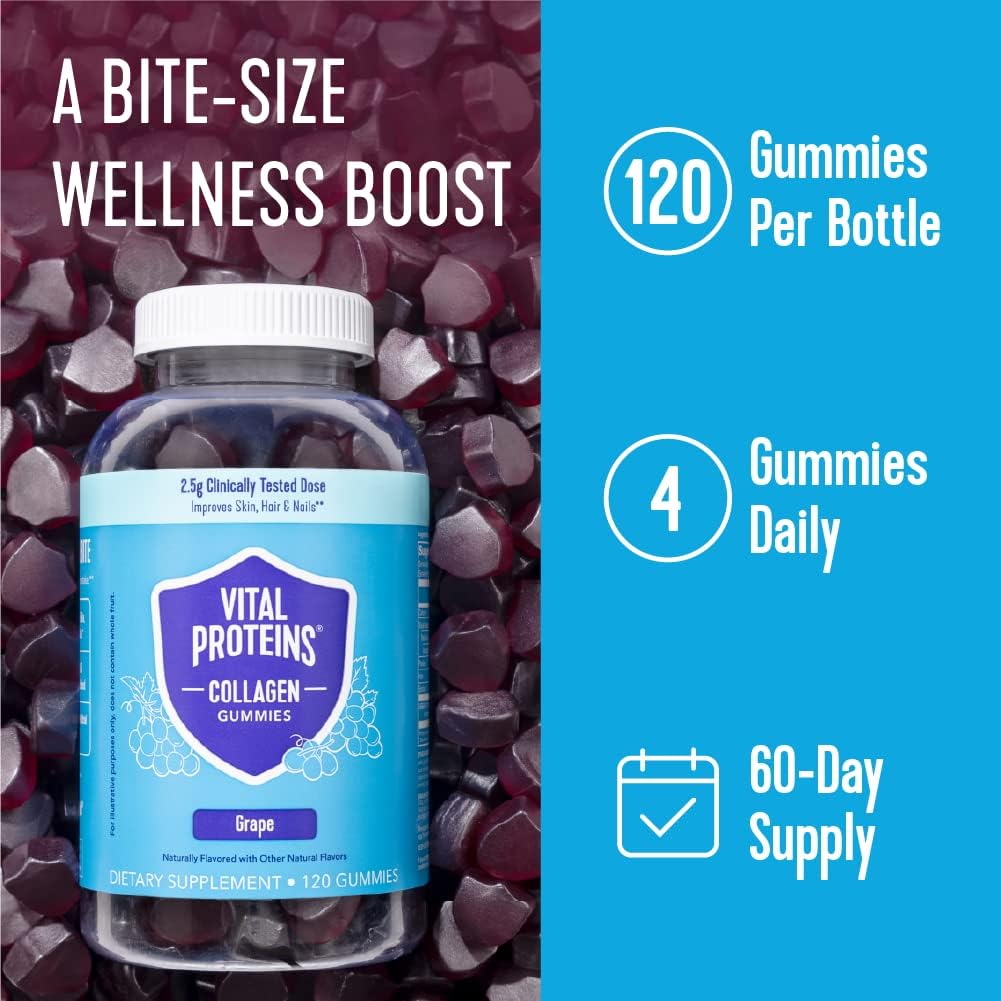 Vital Proteins Collagen Gummies, 2.5g of Clinically-Tested Collagen for- image 2
