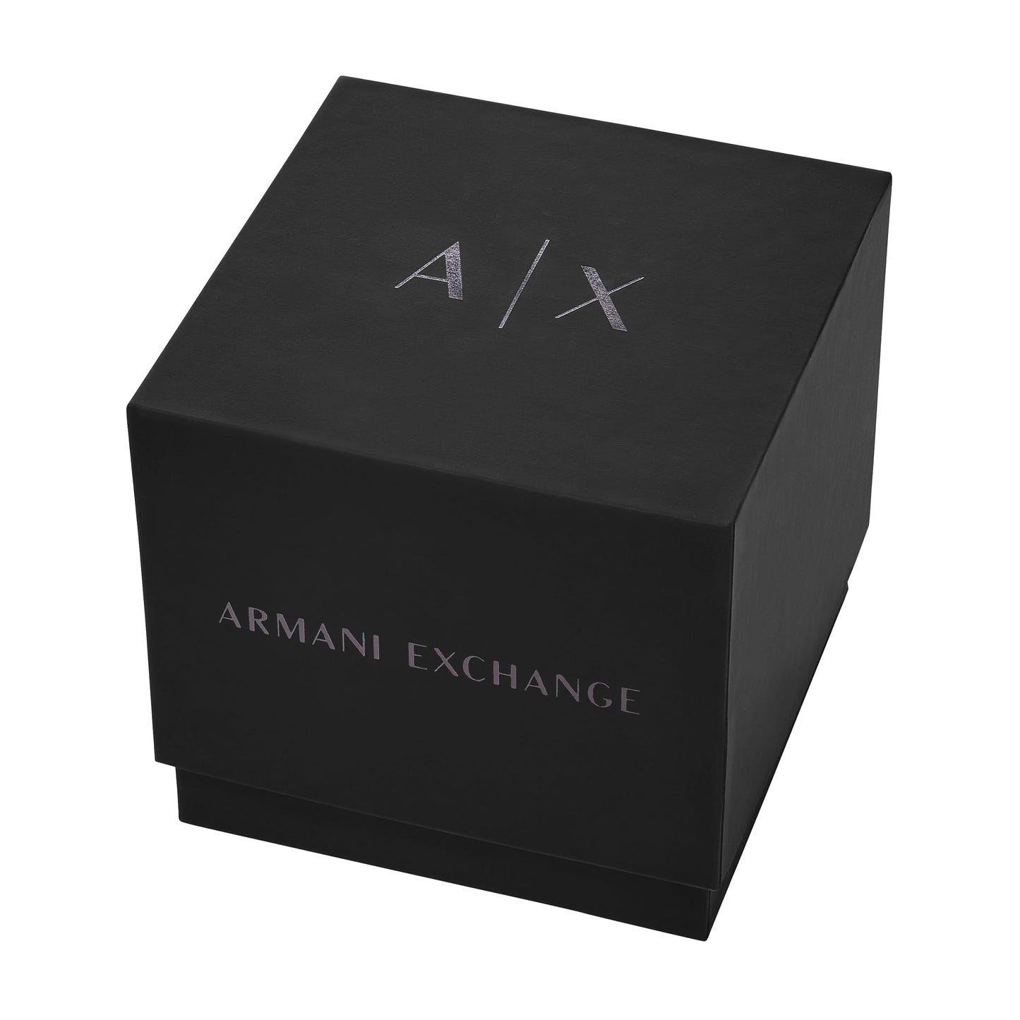 Armani Exchange Stainless Steel Analog Black Dial Men's Watch-Ax2458, Band Color:Gray